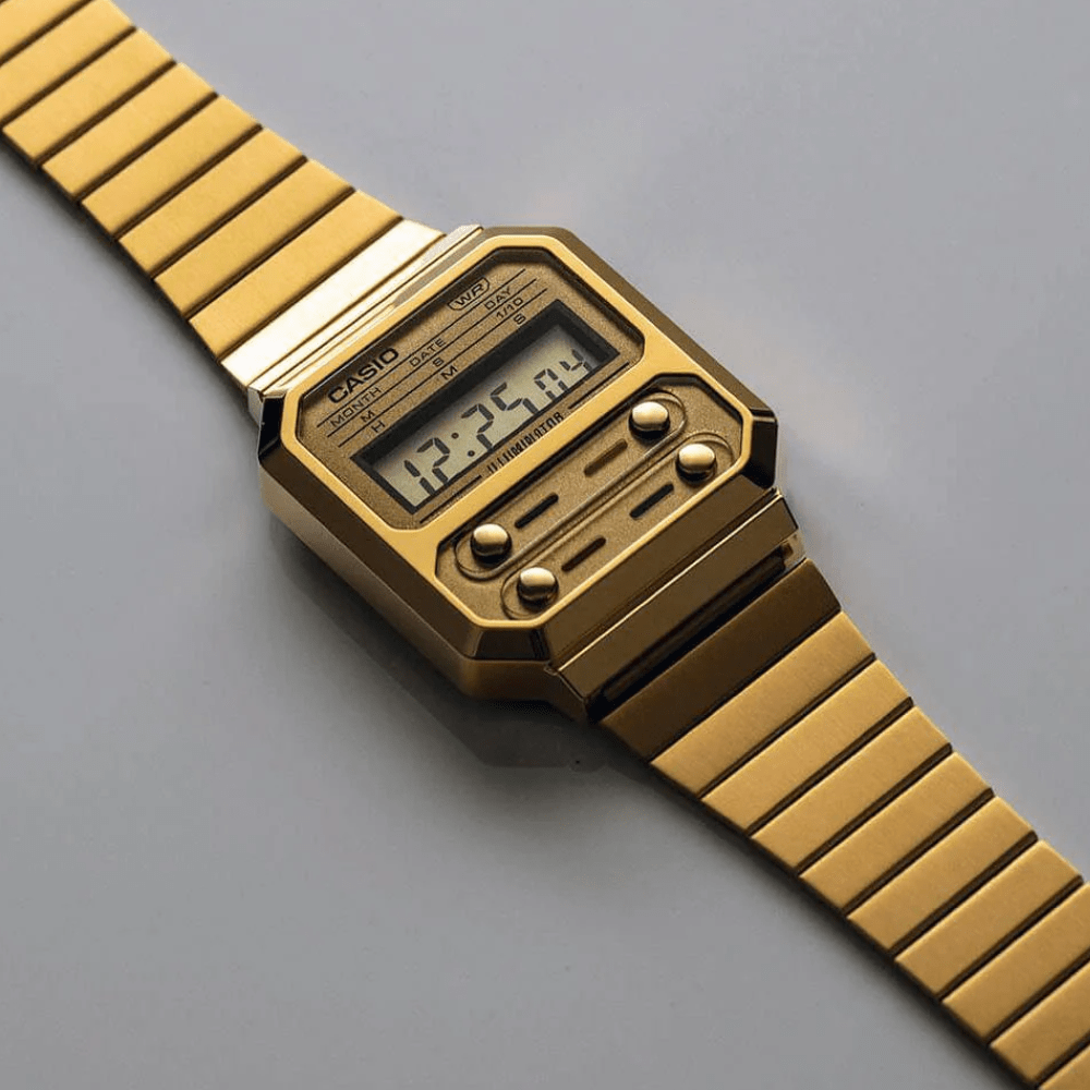 Reloj Casio Vintage A100WEG-9ADF Digital Dorada Retro Unisex7
