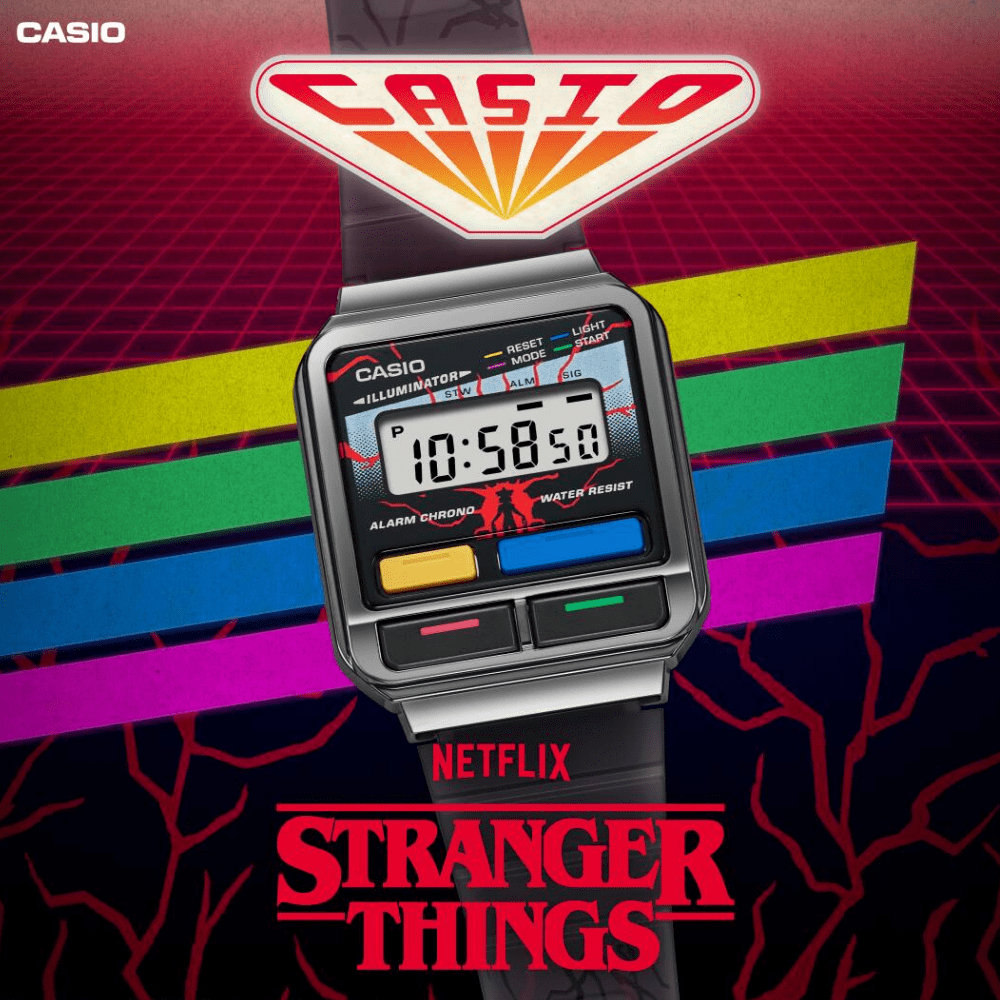 RELOJ CASIO A120WEST-1ADR . - COLABORACIÓN STRANGER THINGS7