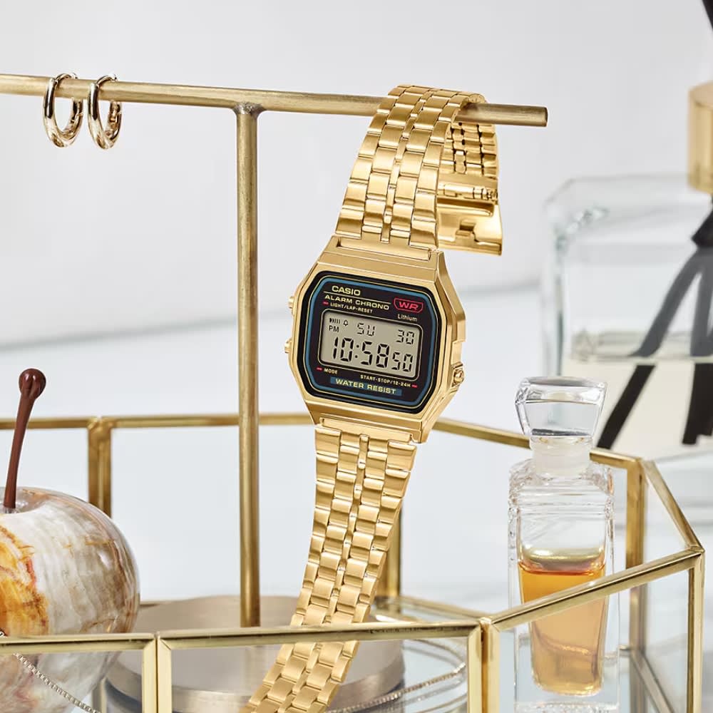 Reloj Casio Vintage A159WGEA-1DF Digital Clásico Acero Dorado Unisex4