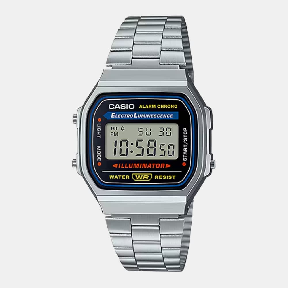 Reloj Casio Vintage A168WA-1WDF Digital Acero Plateado Unisex1