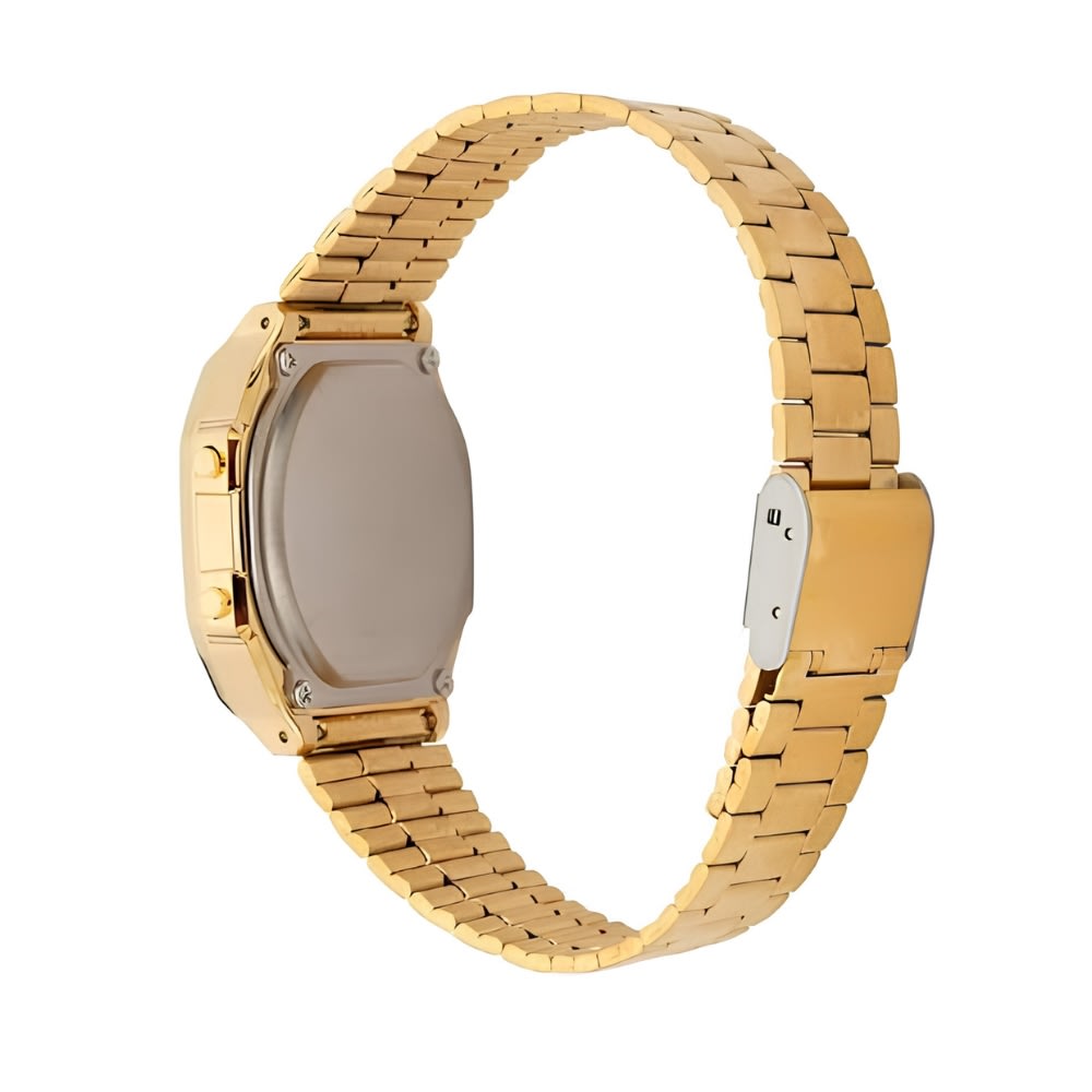 Reloj Casio Vintage A168WEGC-3DF Digital Acero Dorado Militar Unisex6
