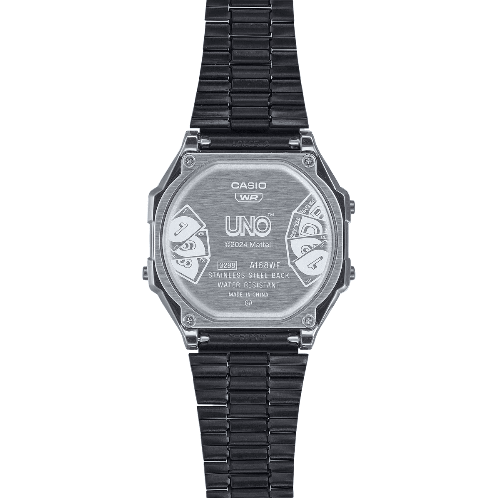 RELOJ CASIO A168WEUC-1ADR - COLABORACIÓN JUEGO UNO5