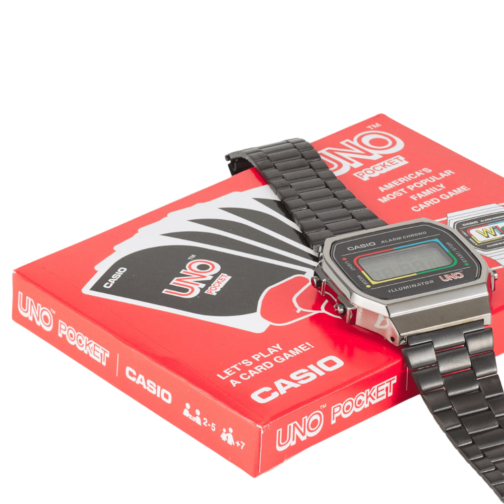 RELOJ CASIO A168WEUC-1ADR - COLABORACIÓN JUEGO UNO6