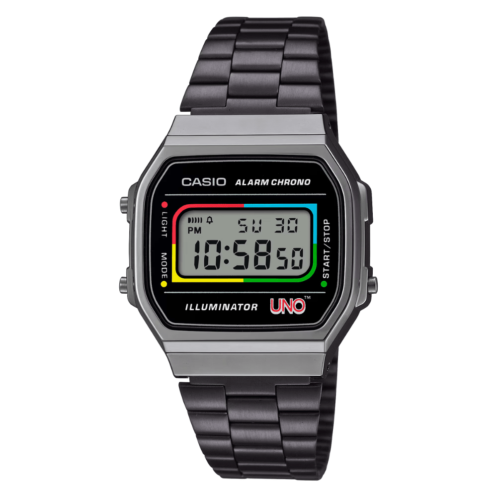 RELOJ CASIO A168WEUC-1ADR - COLABORACIÓN JUEGO UNO1