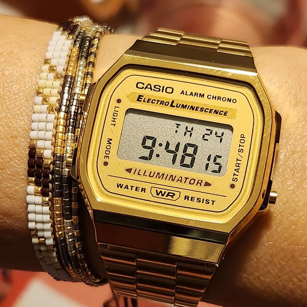 Reloj Casio Vintage A168WG-9WDF Digital Acero Dorado Unisex2