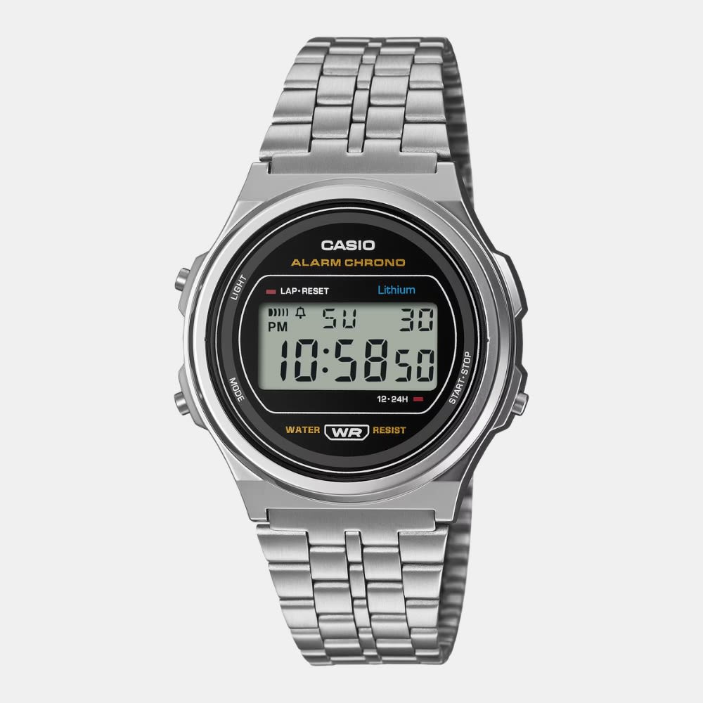 Reloj Casio Vintage A171WE-1ADF Digital Acero Plateado Unisex1