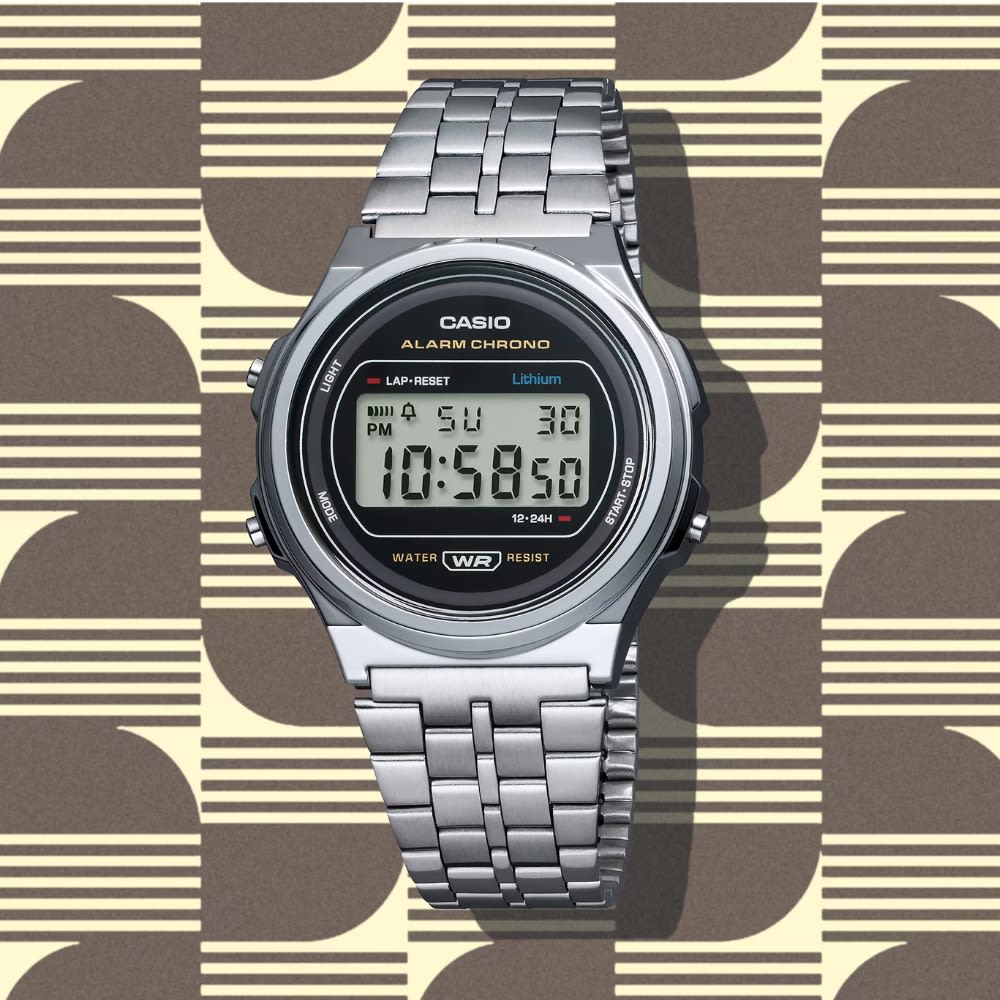 Reloj Casio Vintage A171WE-1ADF Digital Acero Plateado Unisex5