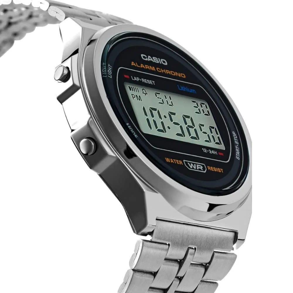 Reloj Casio Vintage A171WE-1ADF Digital Acero Plateado Unisex6