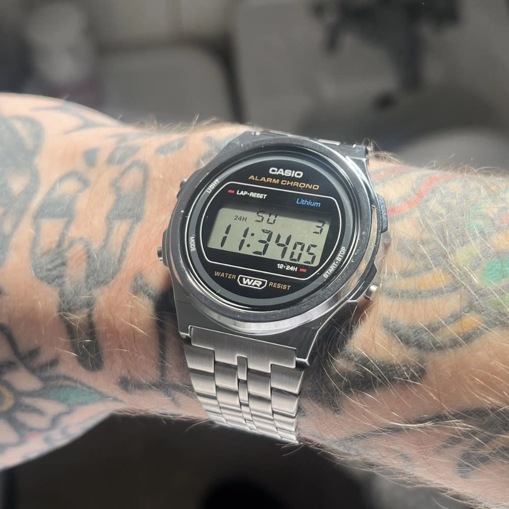 Reloj Casio Vintage A171WE-1ADF Digital Acero Plateado Unisex3