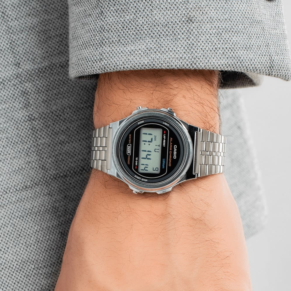 Reloj Casio Vintage A171WE-1ADF Digital Acero Plateado Unisex2