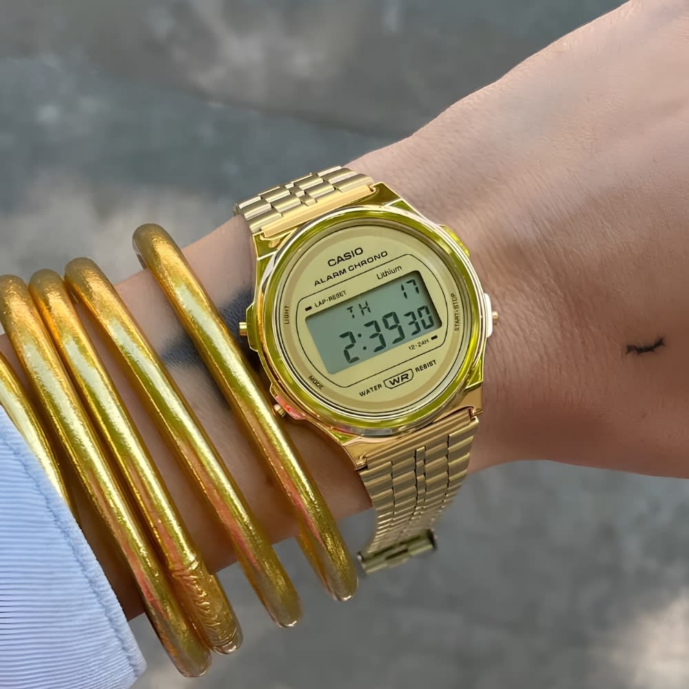 Reloj Casio Vintage A171WEG-9ADF Digital Acero Dorado Unisex3