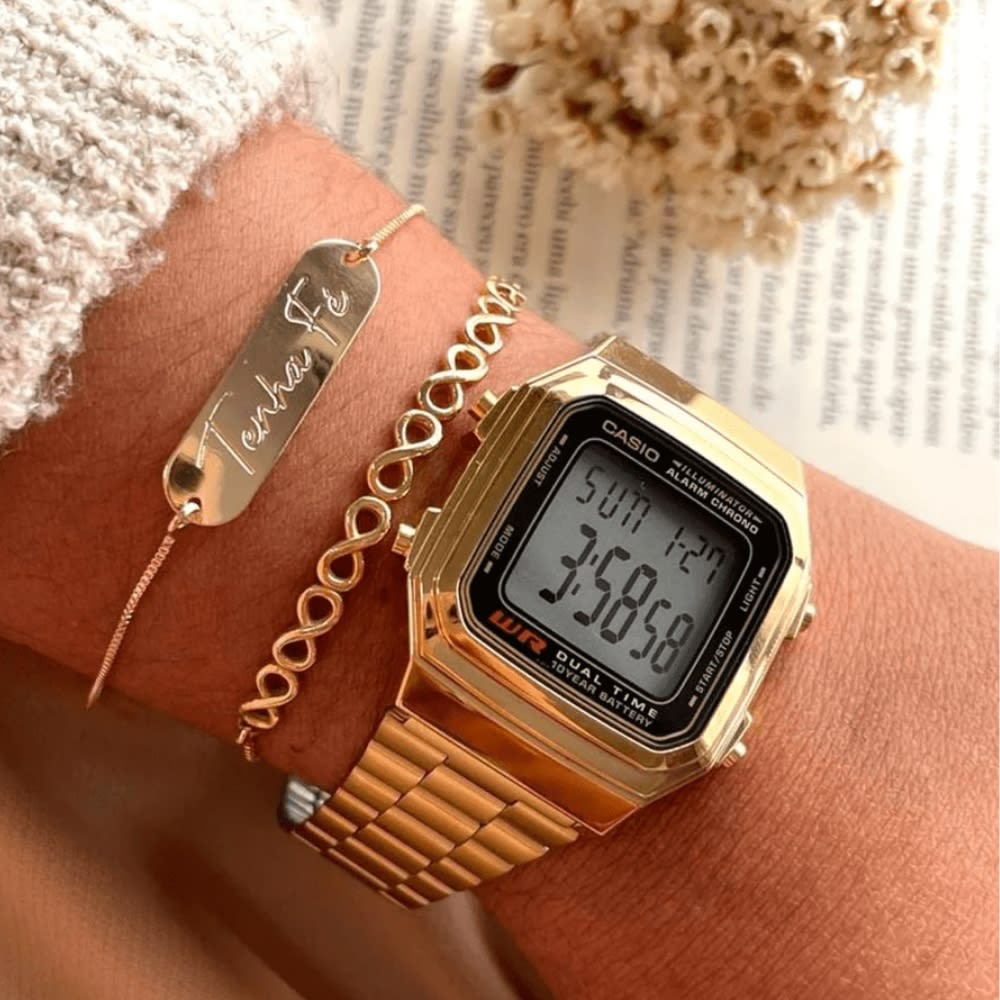 Reloj Casio Vintage A178WGA-1ADF Digital Acero Dorado Unisex2