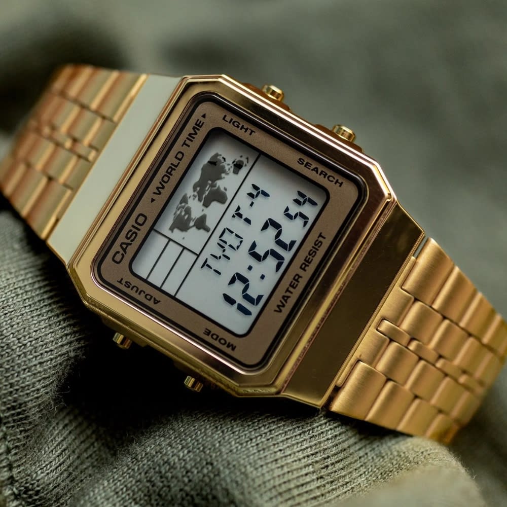 Reloj Casio Vintage A500WGA-9DF Digital Acero Dorado Unisex3