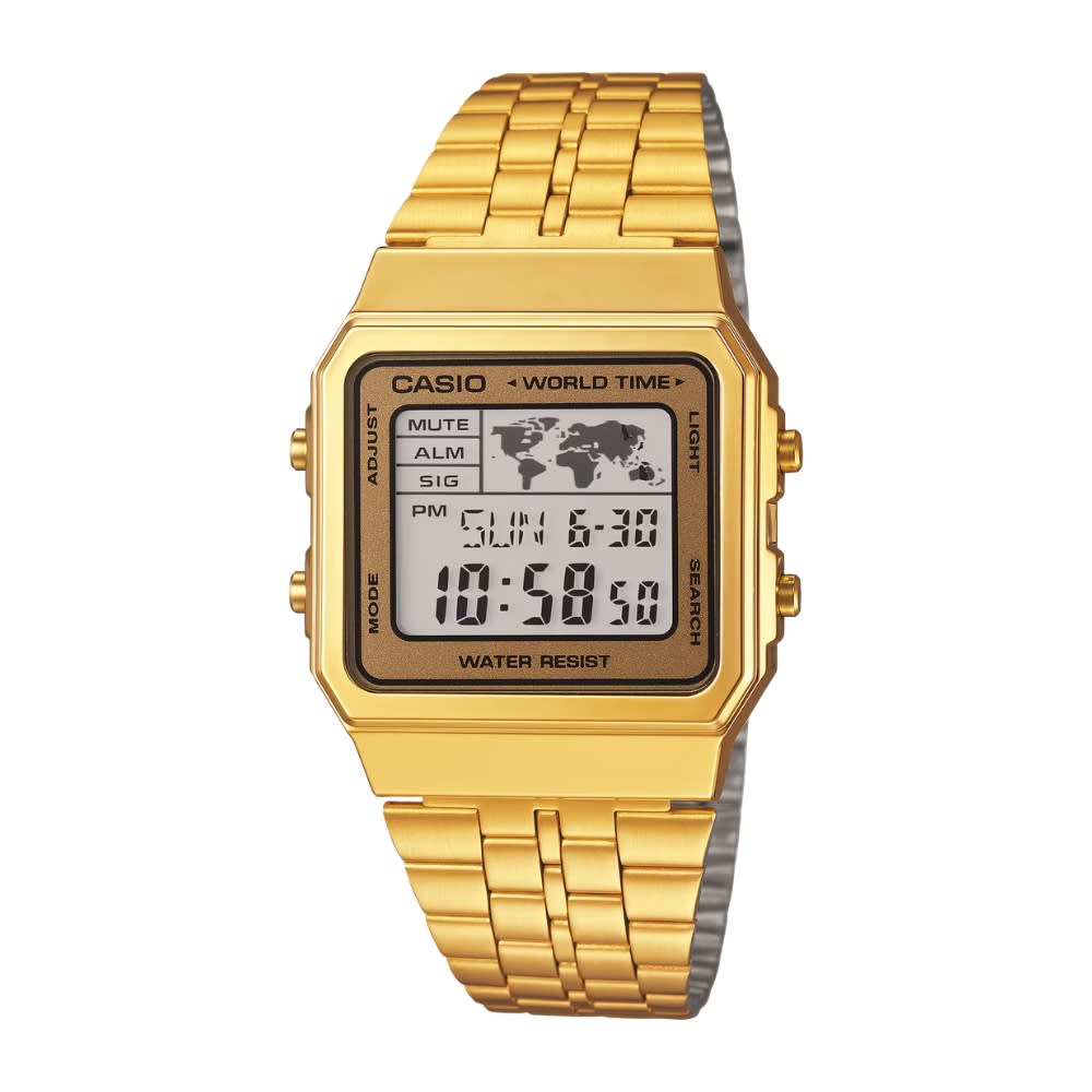 Reloj Casio Vintage A500WGA-9DF Digital Acero Dorado Unisex8