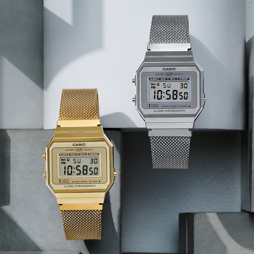 Reloj Casio Vintage A700WMG-9ADF Digital Acero Dorado Unisex7
