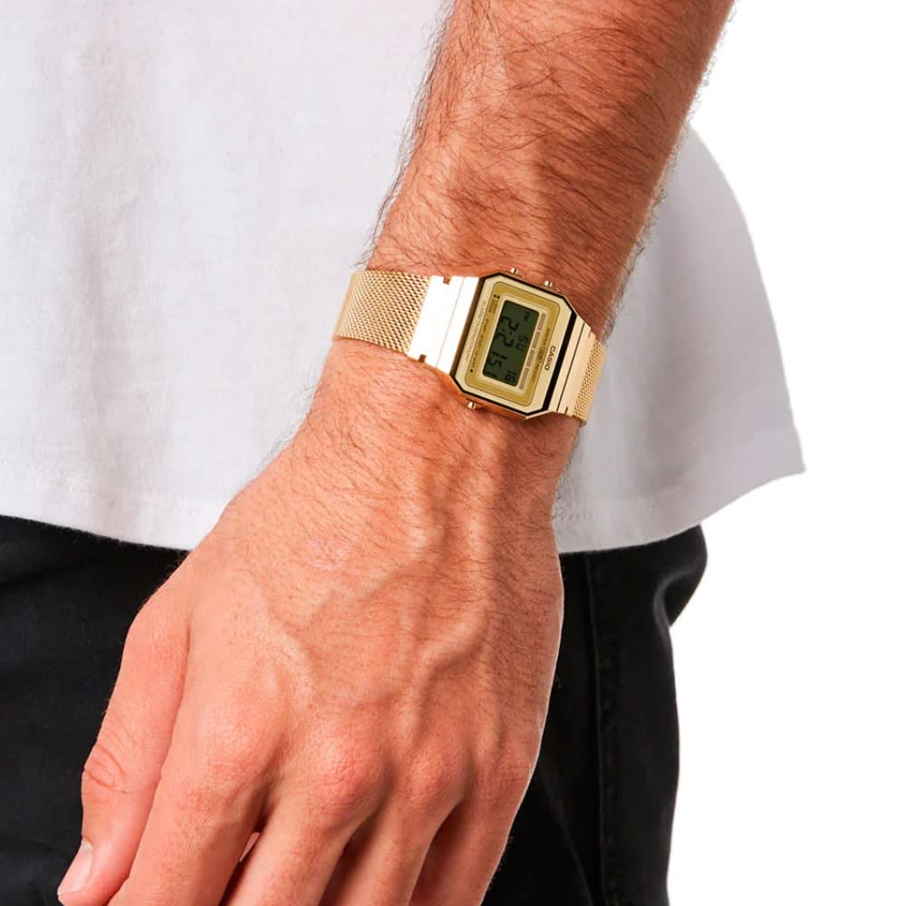 Reloj Casio Vintage A700WMG-9ADF Digital Acero Dorado Unisex4