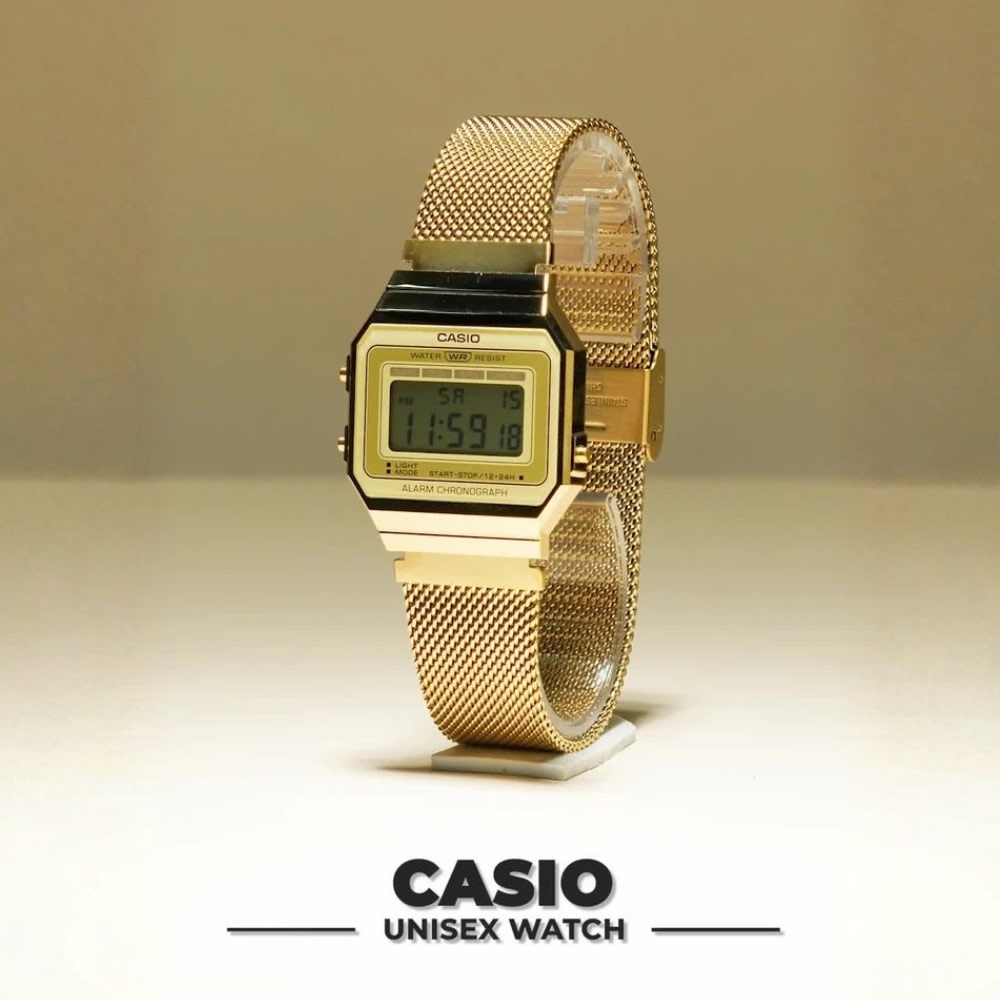 Reloj Casio Vintage A700WMG-9ADF Digital Acero Dorado Unisex8