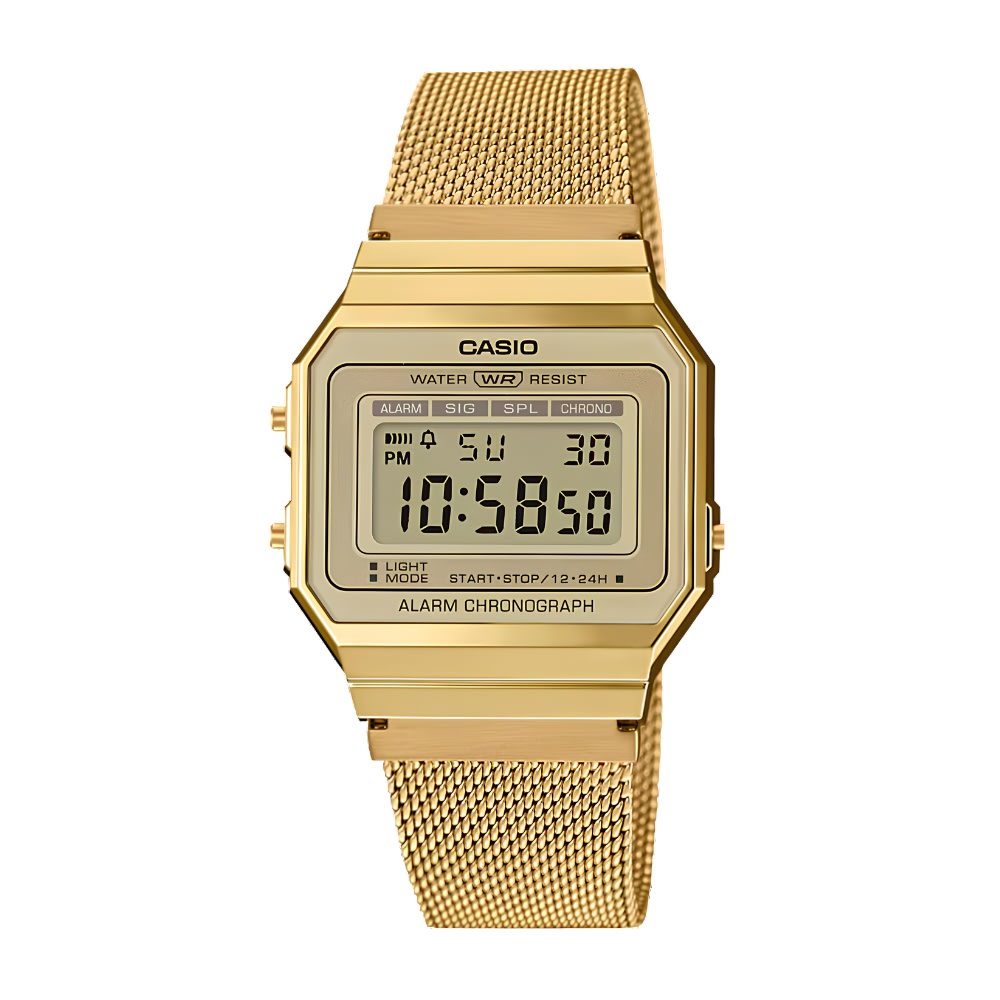 Reloj Casio Vintage A700WMG-9ADF Digital Acero Dorado Unisex10