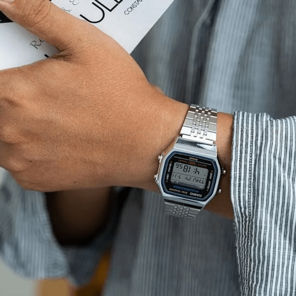 Reloj Casio Vintage ABL-100WE-1ADF Bluetooth Digital Plateado Unisex2