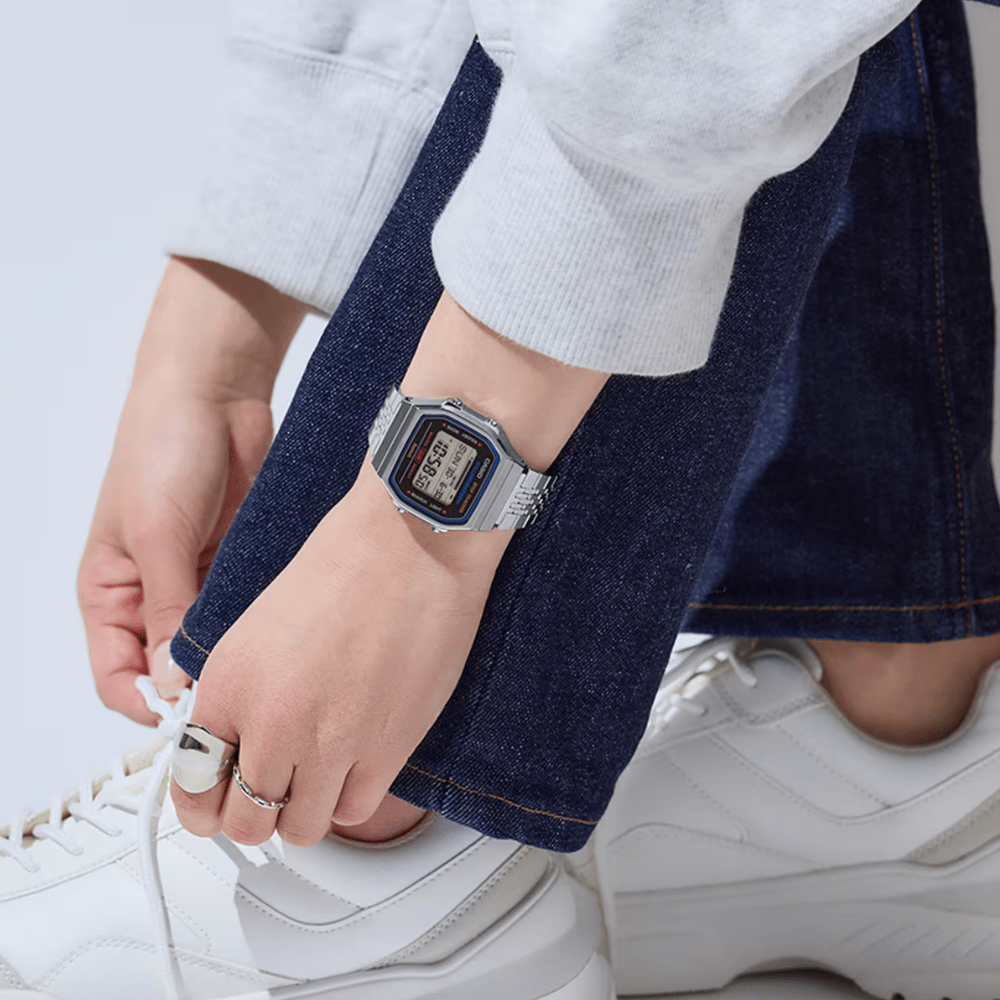Reloj Casio Vintage ABL-100WE-1ADF Bluetooth Digital Plateado Unisex3