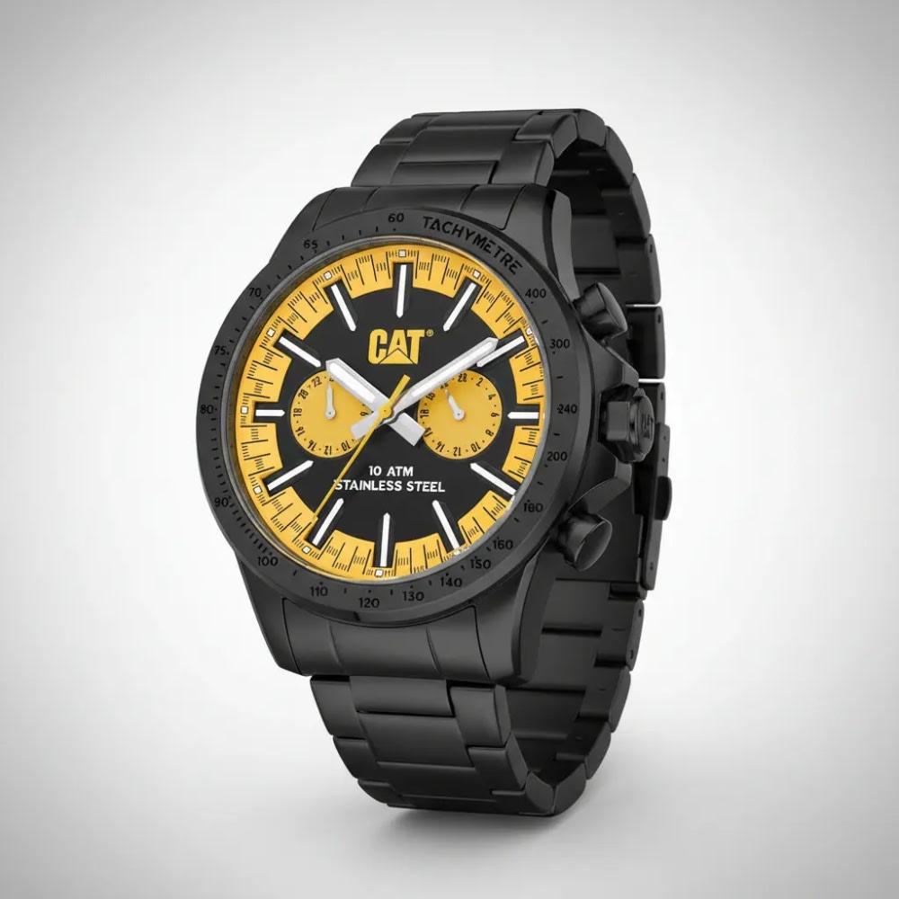 Reloj Cat Boston Multi AD.169.16.131 Análogo Negro Acero Hombre3