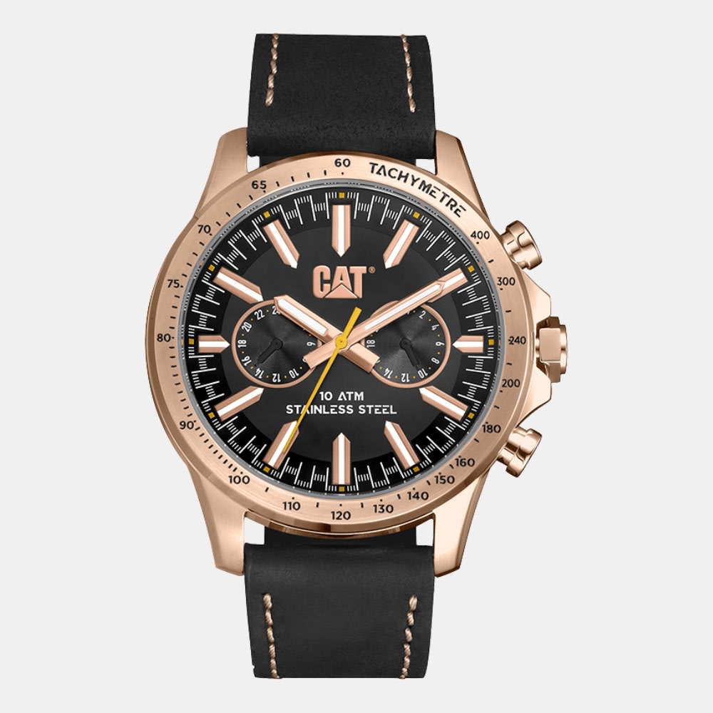 Reloj Cat Boston Multi AD.199.34.139 Análogo Oro Rosa Acero Cuero Hombre1