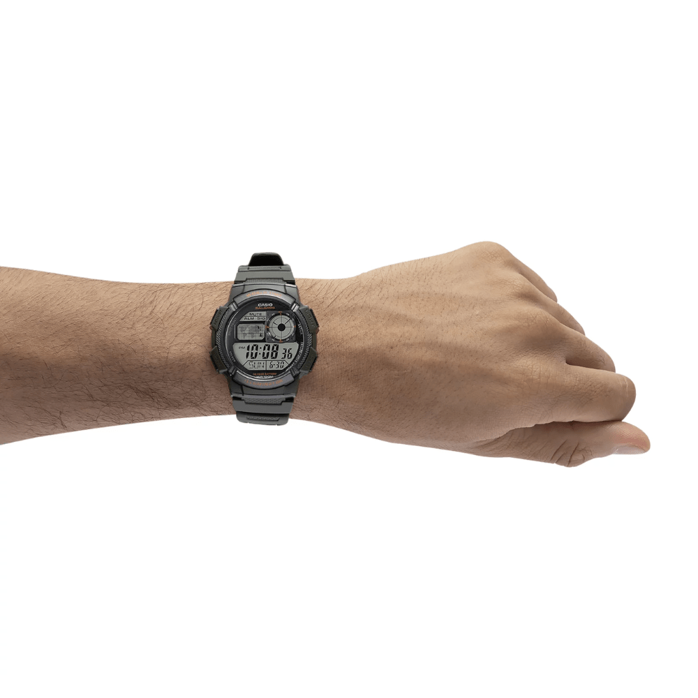 Reloj Casio Word Time AE-1000W-3AVDF Digital Verde Hombre3