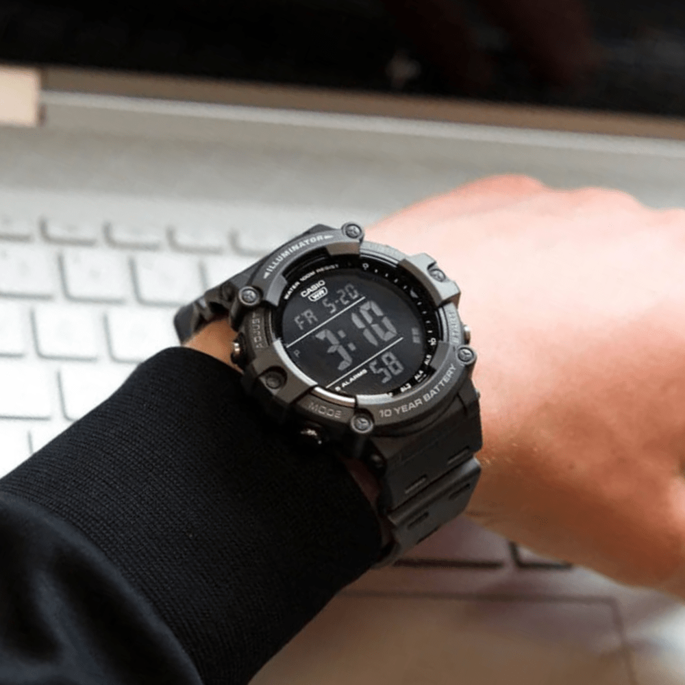Reloj Casio Illuminator AE-1500WH-8BVDF Resina Digital Negro Hombre2