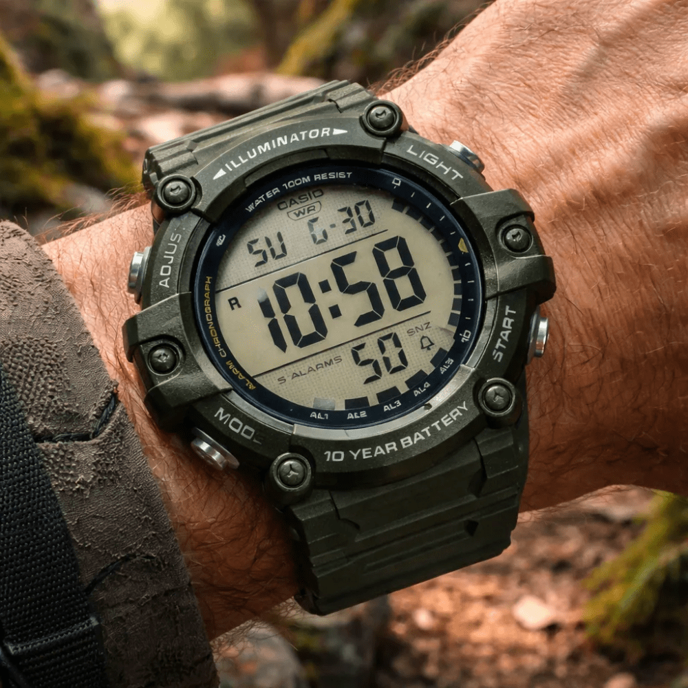 Reloj Casio Illuminator AE-1500WHX-3AVDF Resina Digital Verde Hombre2