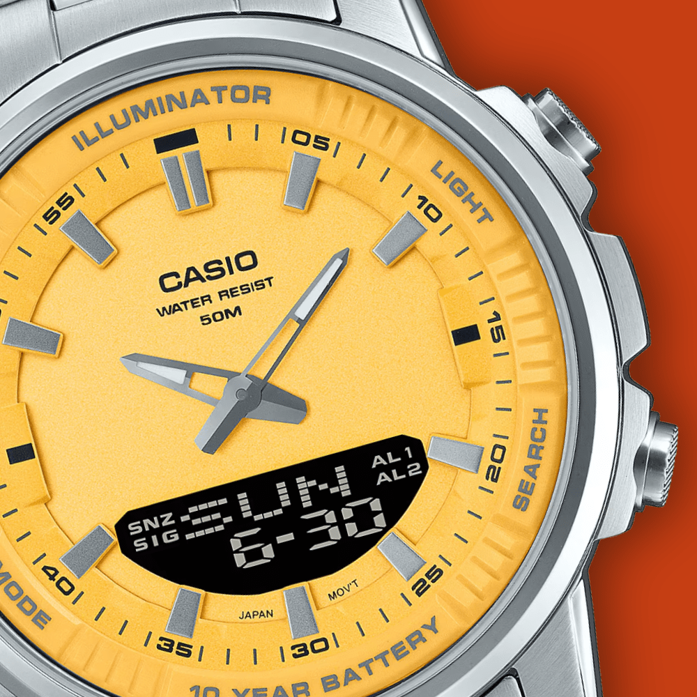 RELOJ CASIO AMW-880D-9AVDF QUARTZ PLATEADO2