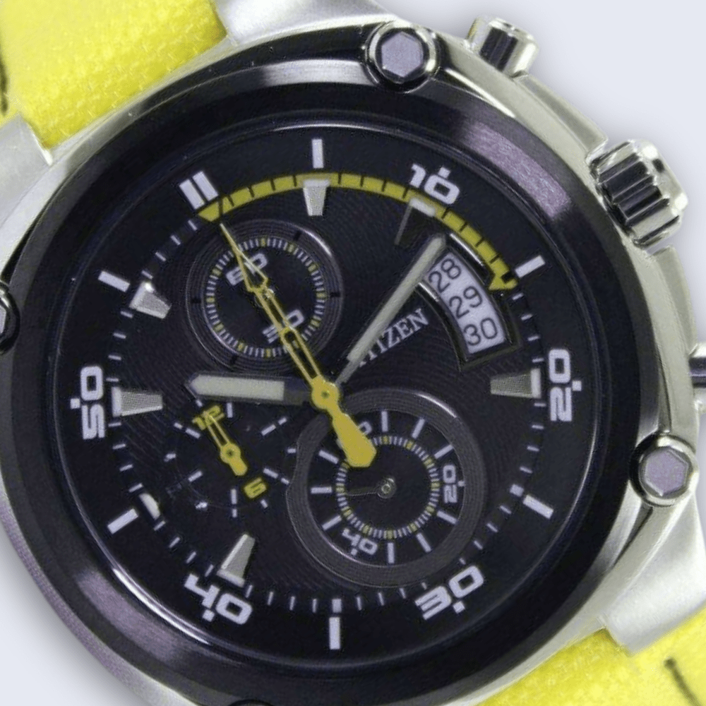 RELOJ CITIZEN AN3455-30E QUARTZ AMARILLO2