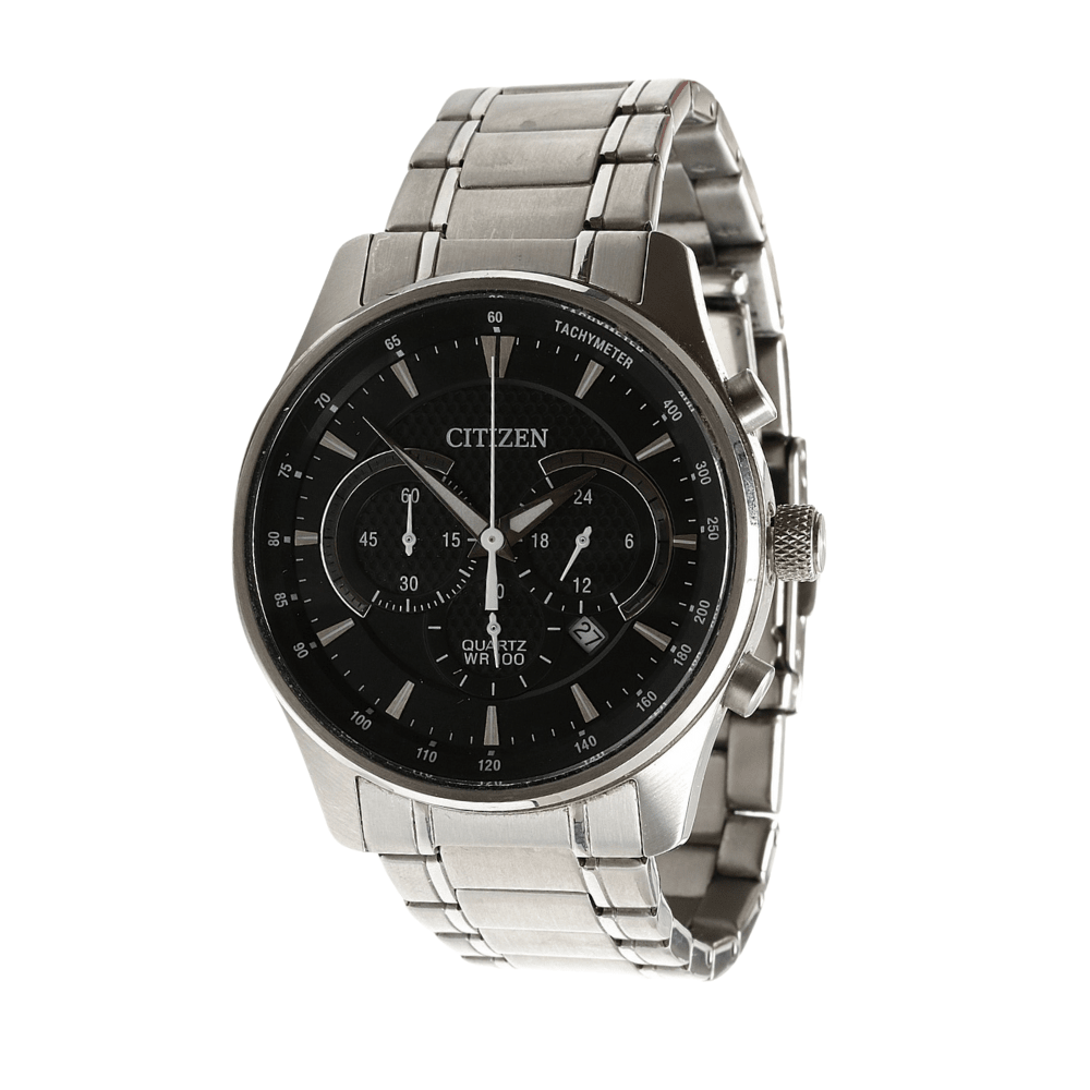 RELOJ CITIZEN AN8191-59E QUARTZ PLATEADO/NEGRO3