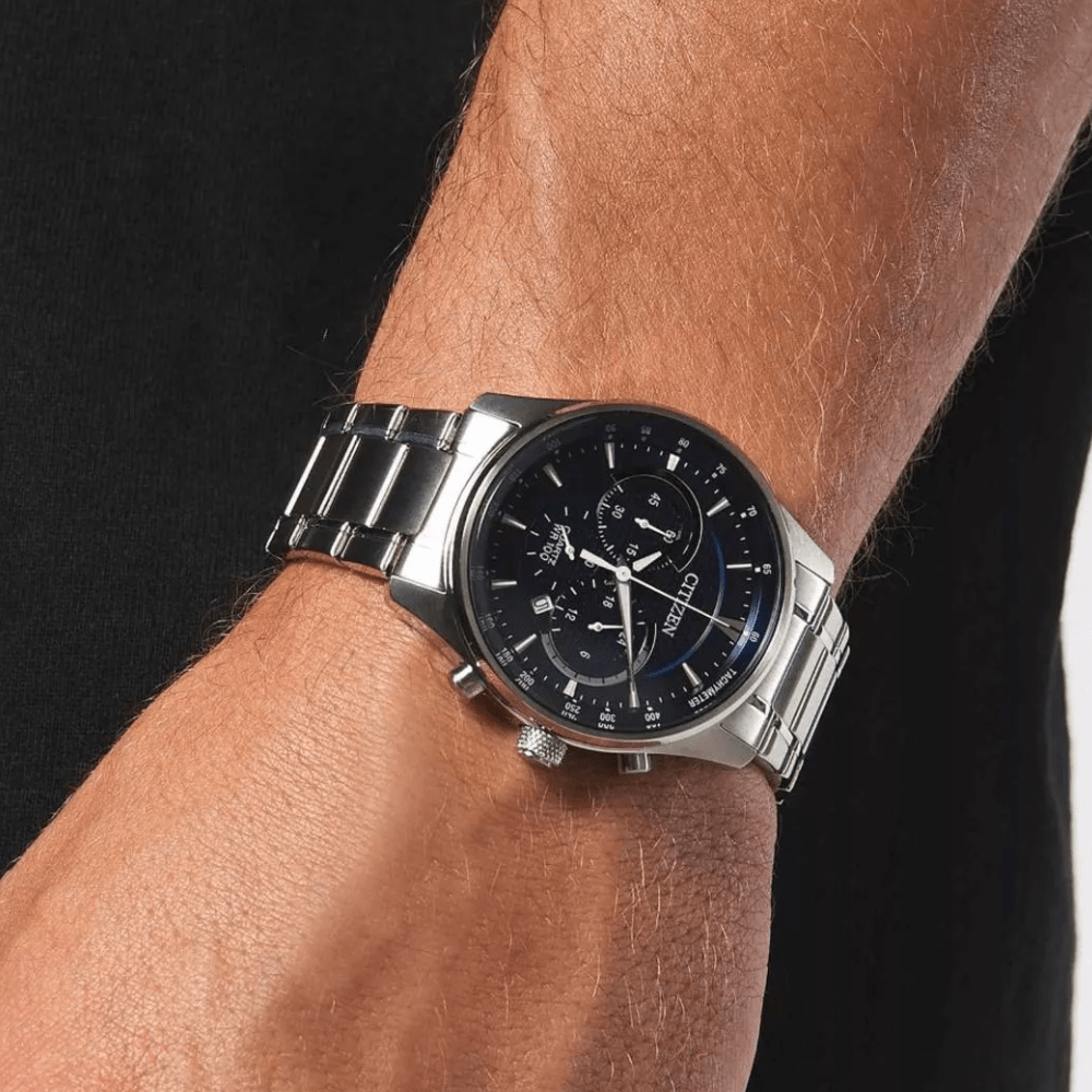 RELOJ CITIZEN AN8191-59E QUARTZ PLATEADO/NEGRO2
