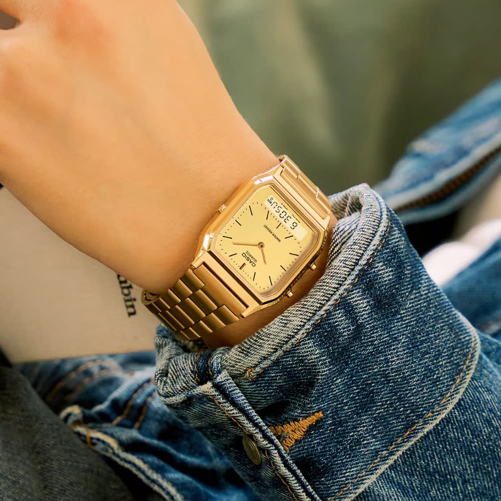 Reloj Casio Vintage AQ-230GA-9DMQ Análogo-Digital Acero Dorado Unisex2