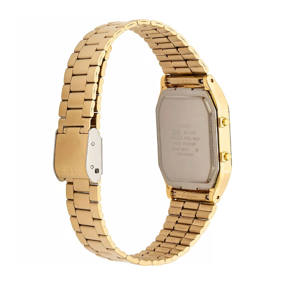 Reloj Casio Vintage AQ-230GA-9DMQ Análogo-Digital Acero Dorado Unisex6