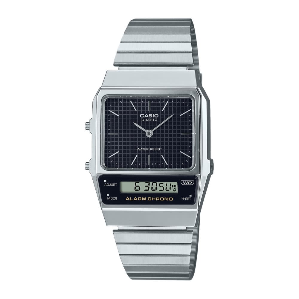 Reloj Casio Vintage AQ-800E-1ADF Análogo-Digital Acero Plateado Unisex11