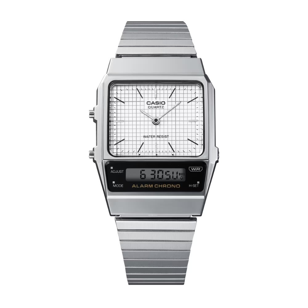 Reloj Casio Vintage AQ-800E-7ADF Análogo-Digital Acero Plateado Unisex8