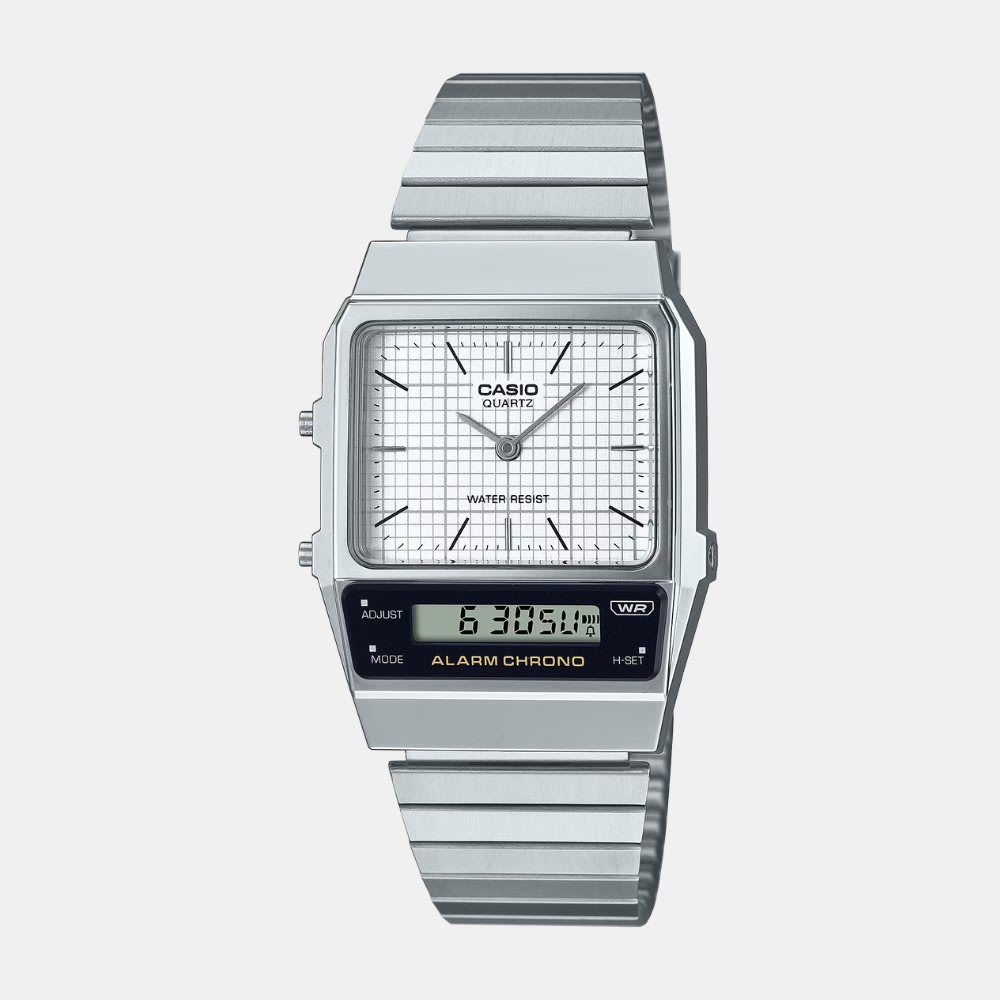 Reloj Casio Vintage AQ-800E-7ADF Análogo-Digital Acero Plateado Unisex1