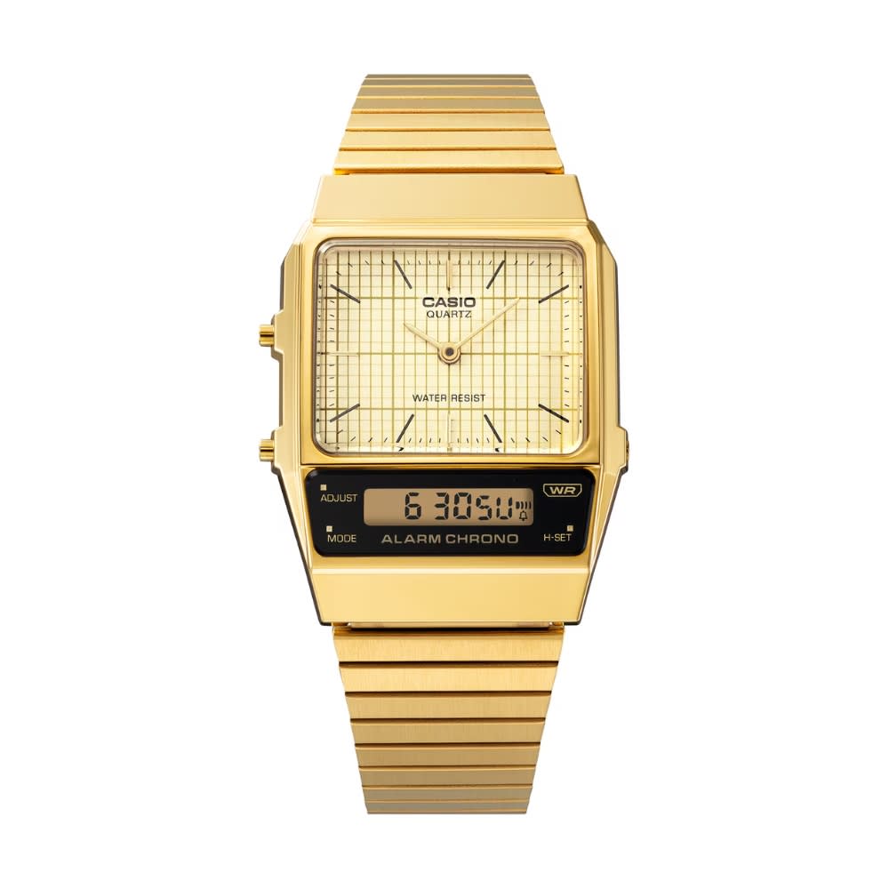 Reloj Casio Vintage AQ-800EG-9ADF Análogo-Digital Acero Dorado Unisex7