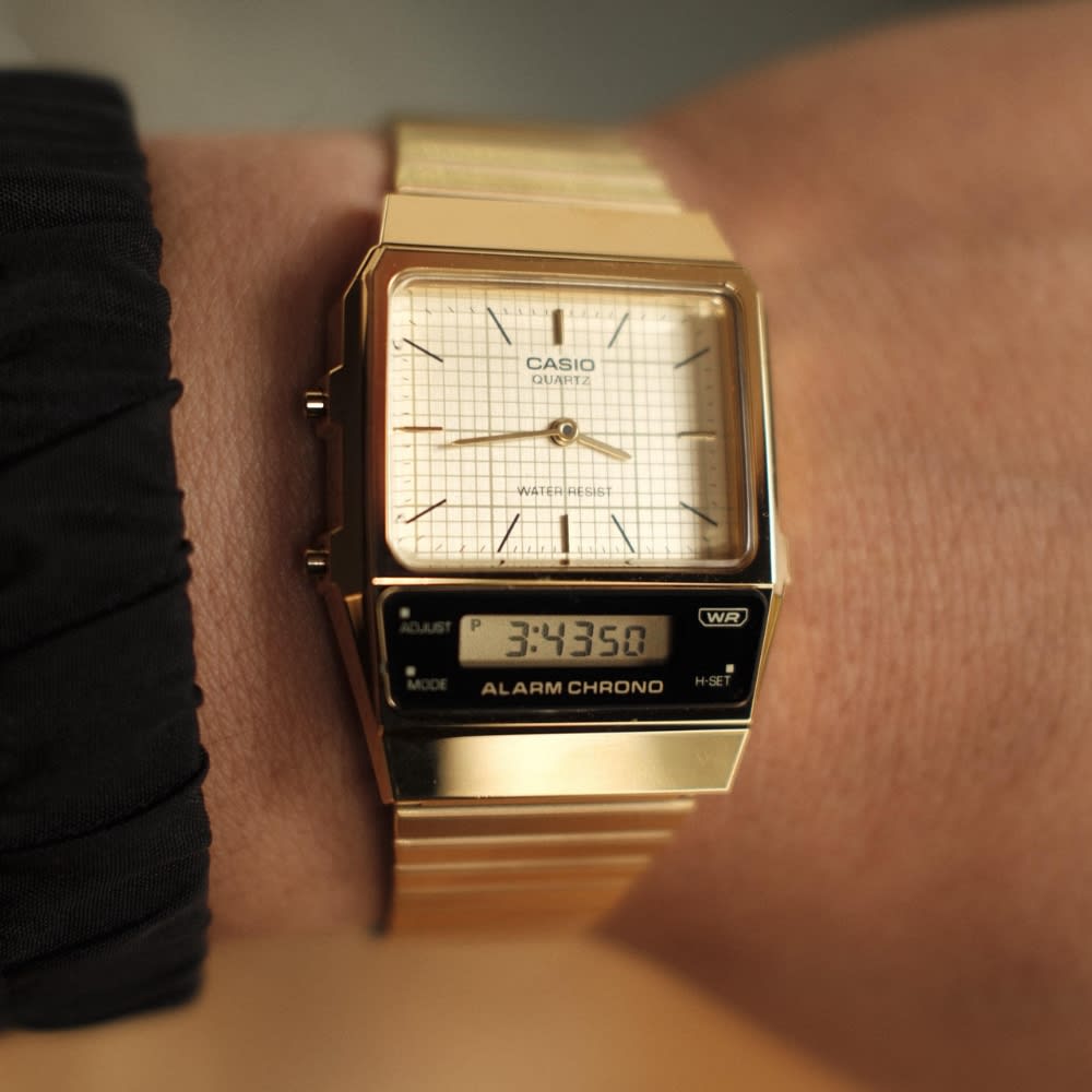 Reloj Casio Vintage AQ-800EG-9ADF Análogo-Digital Acero Dorado Unisex2
