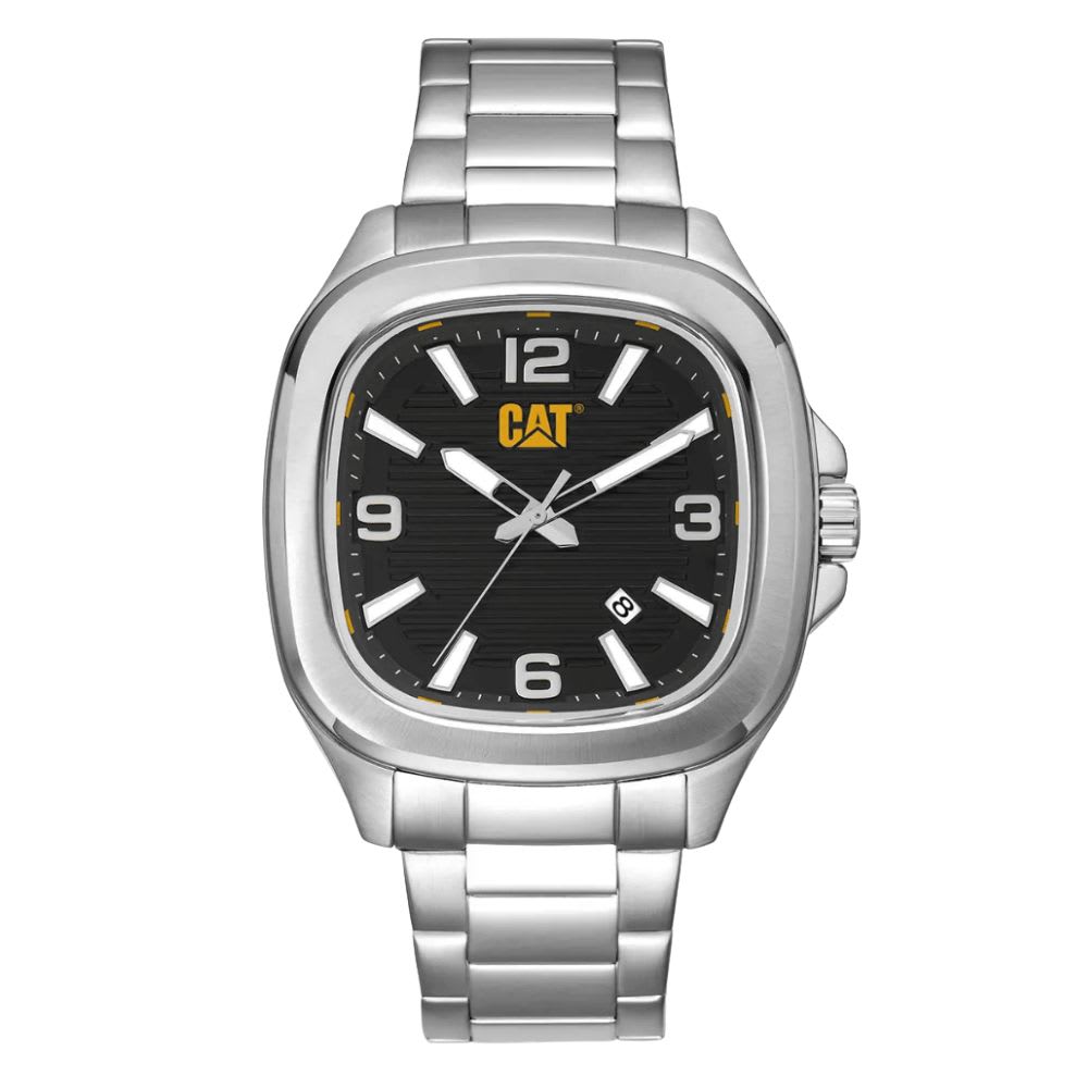 Reloj Cat Axis AV.141.11.131 Análogo Plateado Dial Negro Acero Hombre4