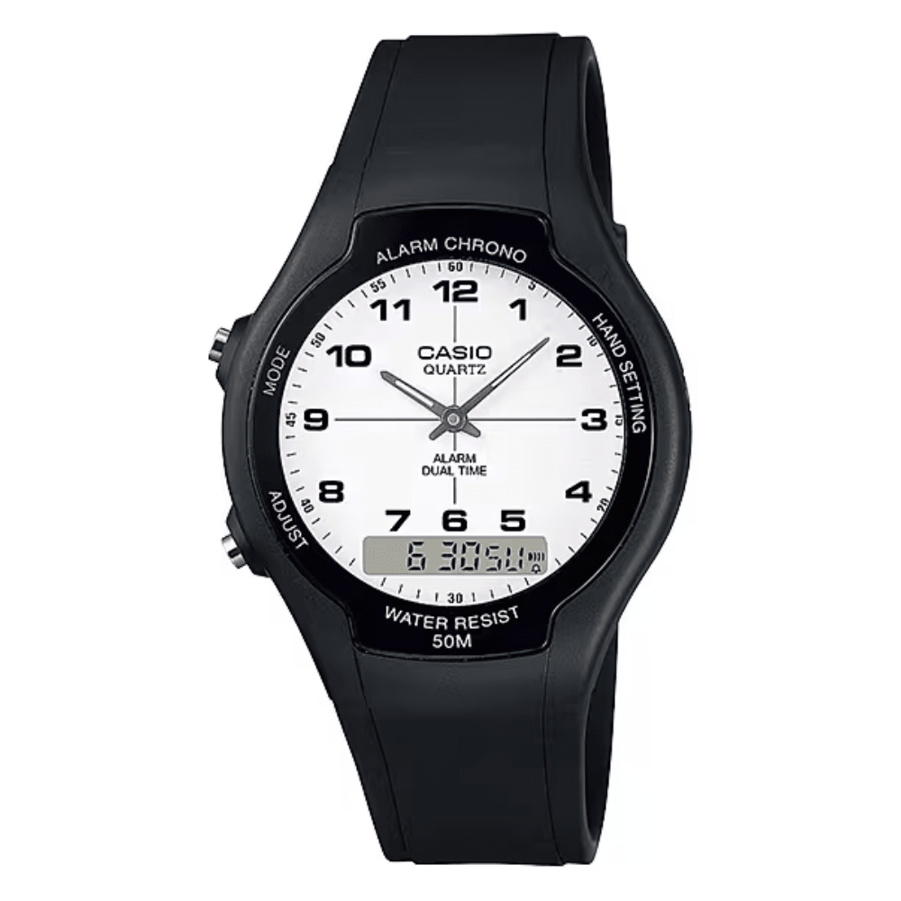 RELOJ CASIO AW-90H-7EVDF NEGRO UNISEX1