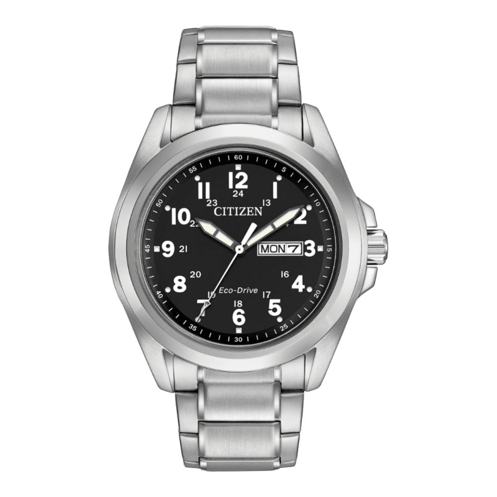 Reloj Citizen Eco-Drive AW0050-82E Aviador Plateado Dial Negro Acero Hombre5