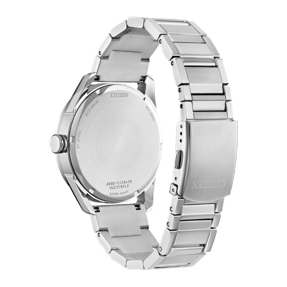 Reloj Citizen Eco-Drive AW0081-54L Plateado Dial Azul Acero Hombre8