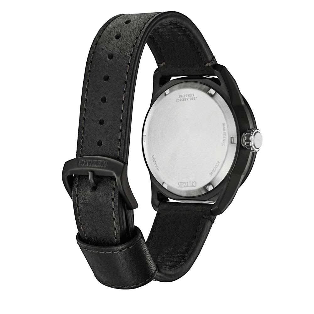 Reloj Citizen Eco-Drive AW1735-03X Negro Dial Verde Militar Acero Hombre4