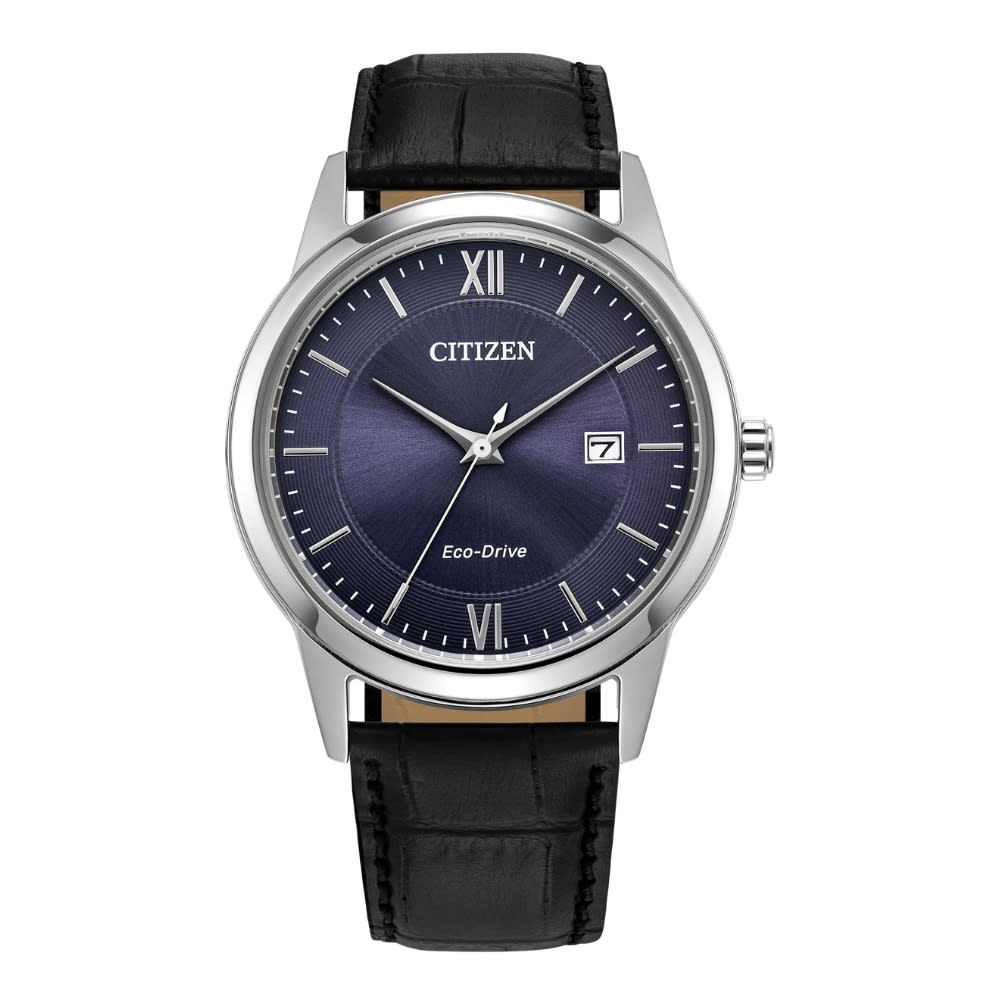 Reloj Citizen Eco-Drive AW1780-09L Plateado Acero Cuero Hombre7