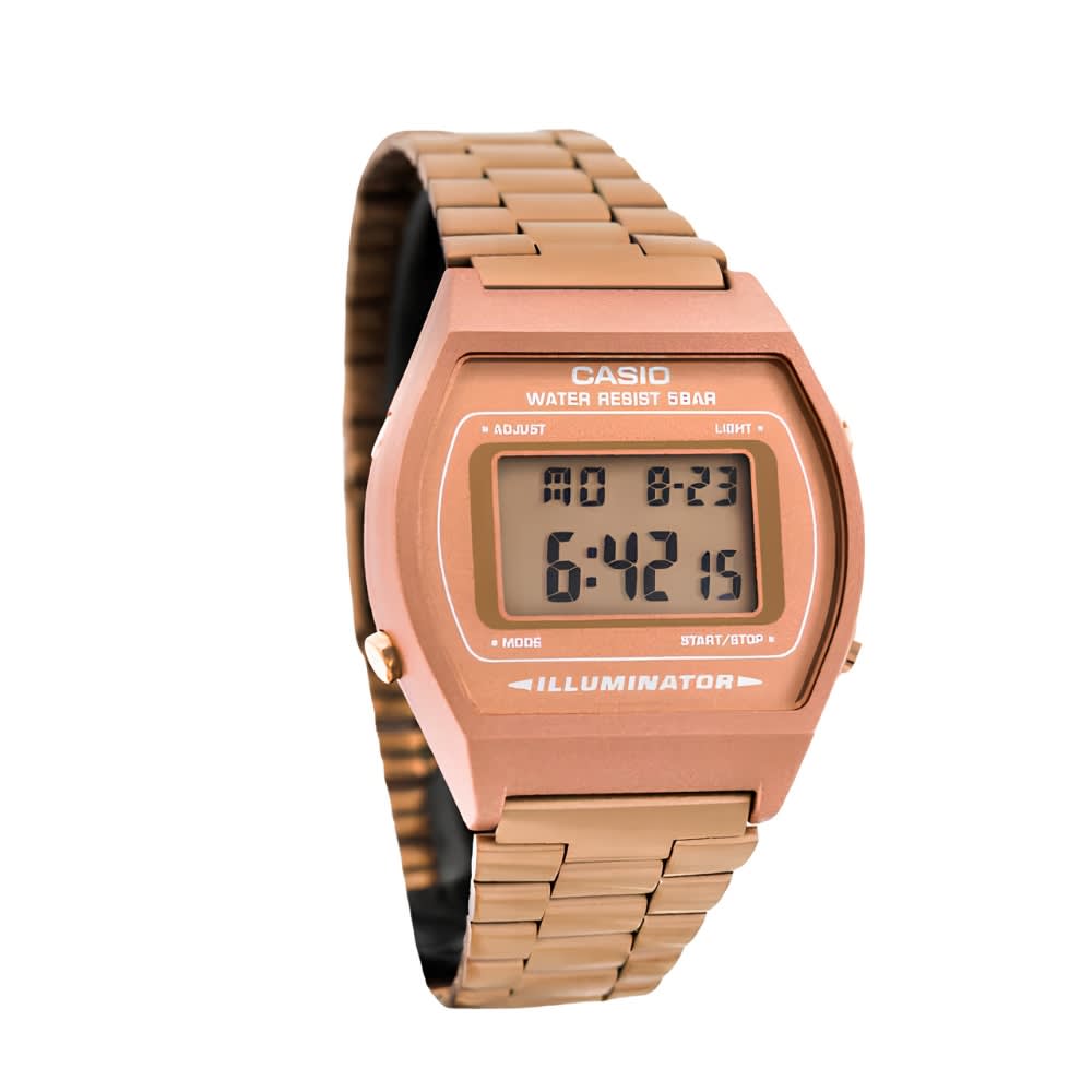 Reloj Casio Vintage B640WC-5ADF Digital Acero Golden Rose Unisex6