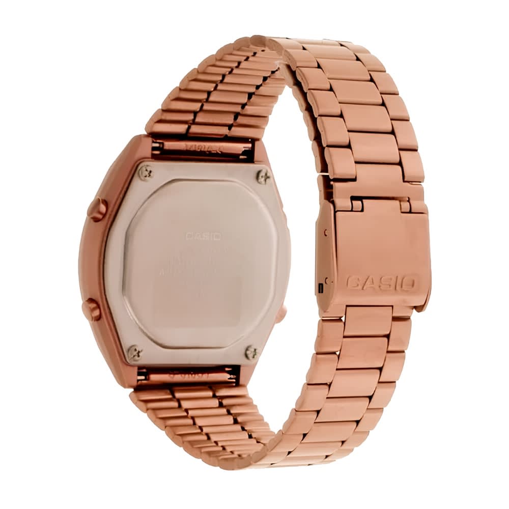 Reloj Casio Vintage B640WC-5ADF Digital Acero Golden Rose Unisex7