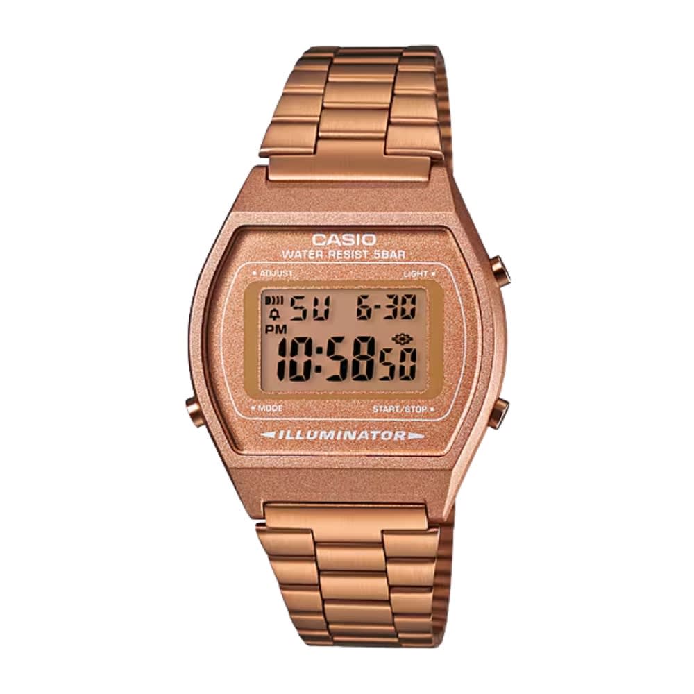 Reloj Casio Vintage B640WC-5ADF Digital Acero Golden Rose Unisex8