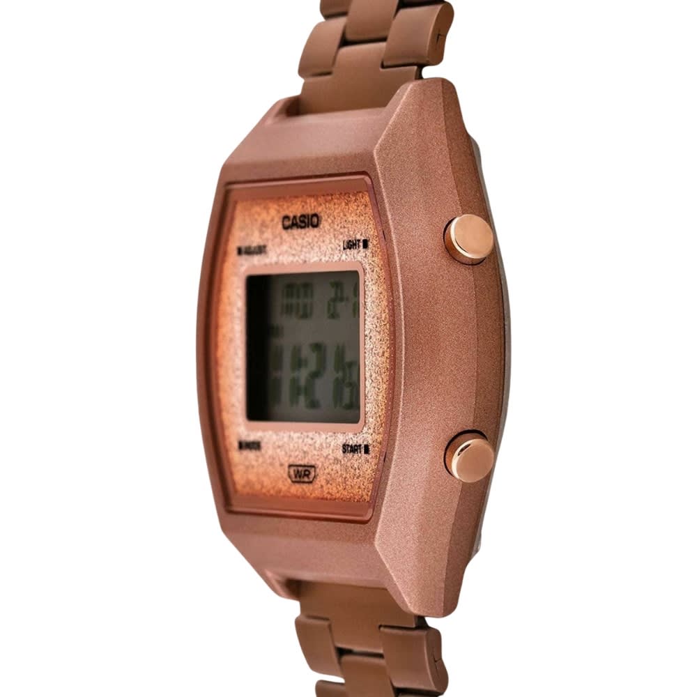 Reloj Casio Vintage B640WCG-5DF Digital Acero Golden Rose Glitter Mujer7